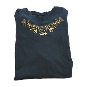 Vintage Y2K 2000's CH Crown Holder RVVI Embellished Studded T-Shirt Sz. 3XL